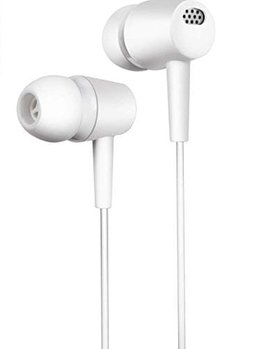 Meyaar Beex Series Wired Durable Metal Earphones HF-08 Earbuds with Microphone & Deep Bass Clear Sound Noise Isolating in Ear Headphones, Stereo Ear Buds for Cell Phones, Laptop, Tablet, (Metal White) 3