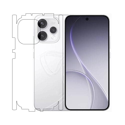 90STETHIX - Compatible For OPPO RENO 15 (5G) | Unbreakable 4 layer Transparent Hydrogel Membrane (NOT GLASS) Back Screen Guard Protector (Scratchproof/Self Healing) (Coverage-Side+Back) (GLOSSY)