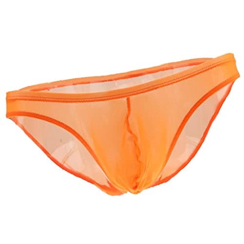 Meadawgs® Men's Nets Yarn Bulge Pouch Bikini Briefs Breathable T-Back S Orange|Clothing Shoes & Accessories | Mens Clothing | Underwear|1x Men's Bikini T-Back 6