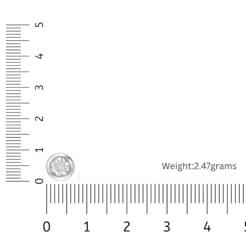 Nilu's Collection Daily Use, Light Weight Small Stud Earrings| Perfect for Baby Girls, Office Goers (Color: Silver) 3