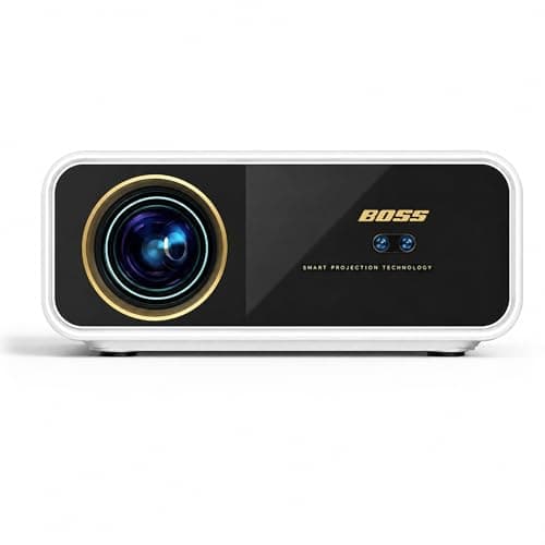 BOSS A10 Ultra 2026 Smart AI Projector | Native Full HD | 4K HDR Support | 2050 ANSI Lumens | QLED Display | Official Android TV 14 | AI Auto Focus & Keystone | Voice Control | Sealed Optical Engine