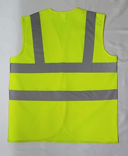TreasureTree Highlight Reflective Safety Lightweight Jacket, Hi-Vis Safety With Zipper Reflective Security Waistcoat, 360° Hi Vis Vest for Running, Cycling, Jogging, Hiking and More... 2