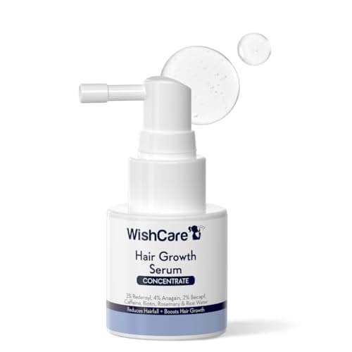 WishCare Hair Growth Serum Concentrate - Resdensyl, Anagain, Caffeine, Biotin, Keratin & Rice Water 20ml