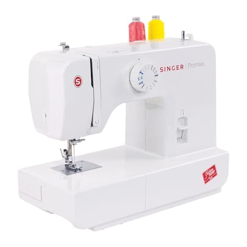 SINGER 1408 Sewing Machine – 8 Built-in Stitches | 21 Stitch Functions | 800 SPM Speed | 4-Step Buttonhole | Heavy-Duty Metal Frame | Free Arm | Snap-On Presser Foot | 2-Year Warranty 2