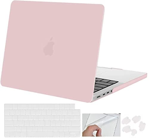 MOCA Case Compatible for New Apple MacBook Air 13 inch 2026 2025 2024 2022, M5 A3449 M4 A3240 M3 A3113 M2 A2681 Touch ID, Mac Air 13.6" Laptop Protective Plastic Hard Shell Cover (Baby Pink)