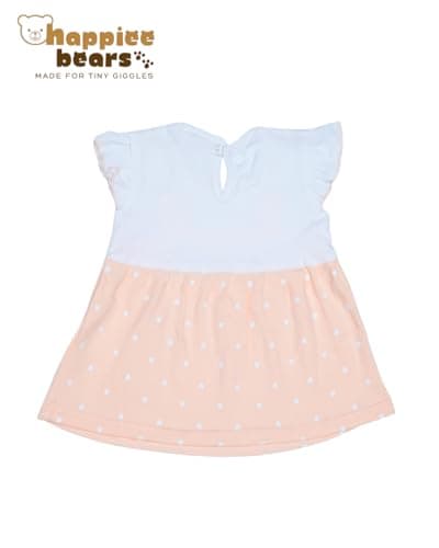 Happiee Bears Baby Girl Cotton Top & Bloomer Set – Summer Outfit for 18–24 Months | Infant & Toddler Girl Dress Combo | Soft Pure Cotton Clothes | Made in India (SG112) 5