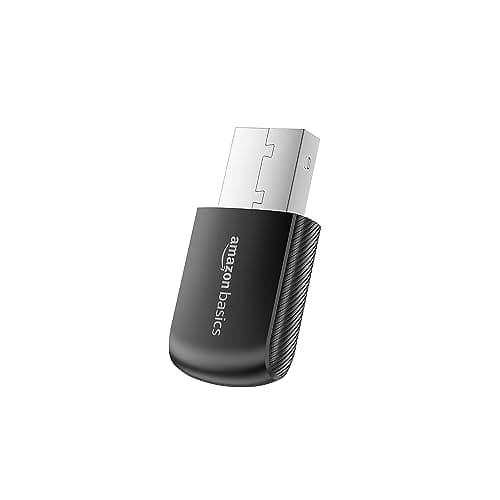 Amazon Basics 150Mbps Nano Wireless USB Wi-Fi Adapter for PC, Laptop | Supports Windows, Mac and Linux | USB 2.0 3