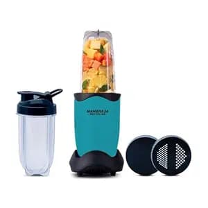Maharaja Whiteline 400 Watt Easy Twist Nutri Blender Mixer Grinder with 2 Jars|| SS Blades || 21,000 RPM || Smoothie Maker || 2 Year Warranty
