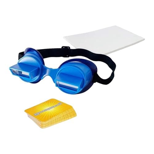 UJEAVETTE Upsidedownchallenge Game Upside Down Goggles for Parties Game Night Backyard