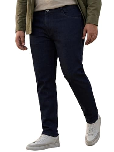 Urbano Plus Men's Dark Blue Regular Fit Denim Jeans Stretchable (plusepsjeanp-dblu-44)