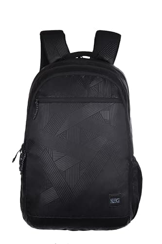 Wildcraft Wiki Laptop Backpack 45L College | School | Travel Bag Durable | Water-Resistant | Lightweight & Stylish Bag (Streek 4.0 Black)