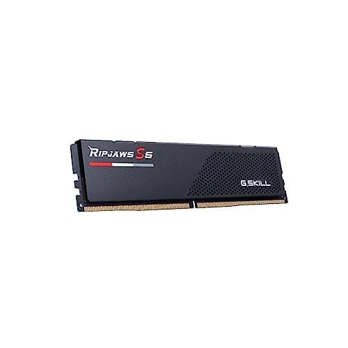 G.Skill Ripjaws S5 Intel XMP 16GB (1 * 16GB) DDR5 5200 MHz CL40-40-40-83 1.40V Desktop RAM Memory - F5-5200J4040A16GX1-RS5K 5
