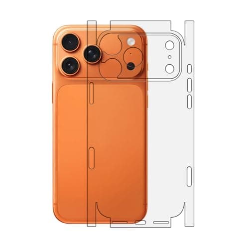 90STETHIX Compatible For iPhone 17 Pro Max | Unbreakable 4 layer Transparent Hydrogel Membrane (NOT GLASS) Back Screen Guard Protector (Scratchproof/Self Healing) (Coverage-Side+Back) Sp1 (Matte)