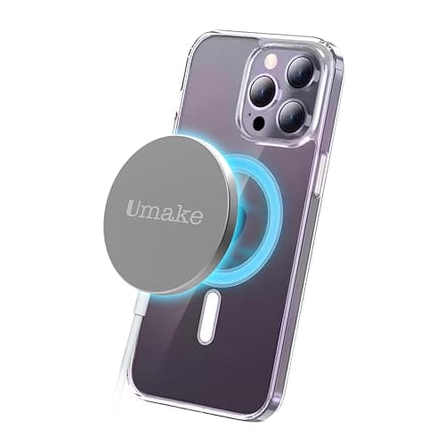 Umake 15W Magnetic Wireless Fast Charger, Charging Pad, Slim & Portable, BIS Certified, Compatible with iPhone 16/15/14/13 Series & Android Devices 2