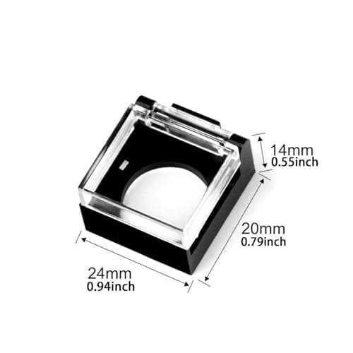 BNF® 5 Pieces Push Button Guard for 16mm Switch Padlock Lid Lock Protector A|Computers/Tablets & Networking | Computer Components & Parts |Case Parts & Accessories|5X Push on Guard 5