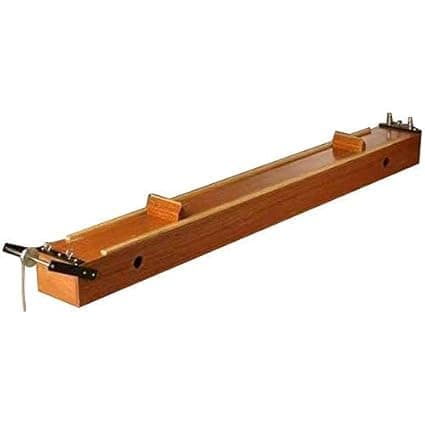 EduScope Wooden Sonometer for Lab | Sonometer for Sound Frequency & Vibrating String | Study Resonance, Harmonics, Fundamental Frequency, Overtone, Nodes & Antinodes | Adjustable Tension & Length