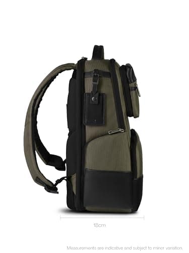 scarters Terminal- 16” Spacious Multi Compartment Backpack Laptop Bag | 24 Litres | (Olive Green) 4