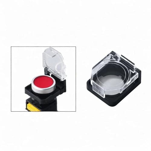 BNF® Push Button Cover Guard Multifunctional Waterproof Emergency Stop Button Cap with Spring| Computer Components & Parts |Case Parts & Accessories|1x Push on Cover Guard 3