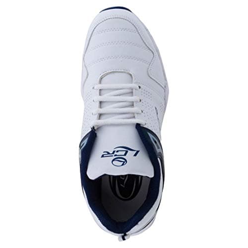 Lancer Mens INDUS-251 White Navy Running Shoe - 9 UK (INDUS-251WHT-NBL-43) 6