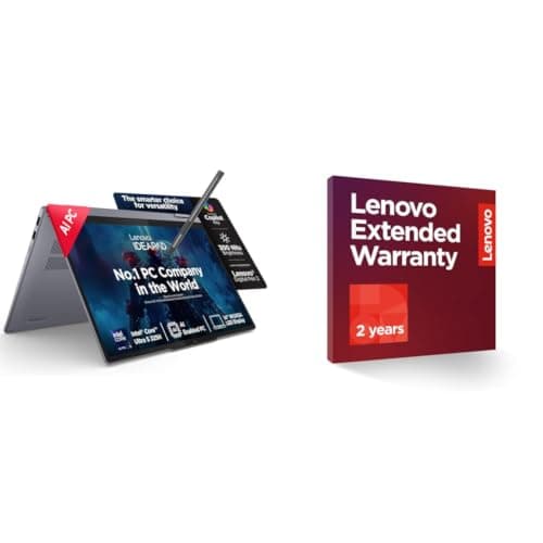 Lenovo IdeaPad 5 2-in-1 Intel Core Ultra 5 225H (16GB RAM/512GB SSD/14 (35.5cm)/WUXGA IPS/Windows 11/MS) 365 Basic+Office 2024 2 Year Onsite Warranty + Accidental Damage Protection
