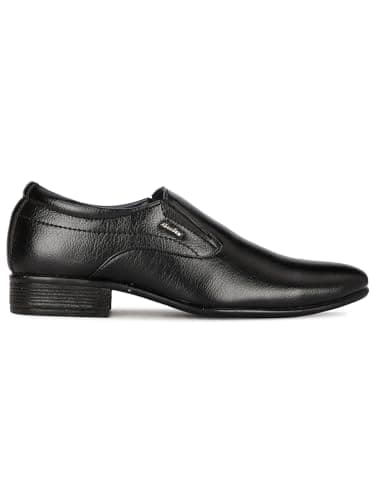 Bata Boss-Slick Men's Black Formal Shoes - 7 UK (8516451) 3
