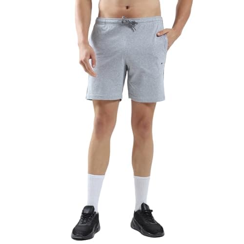 Monte Carlo Mens Solid Regular Fit Bermuda Grey XL