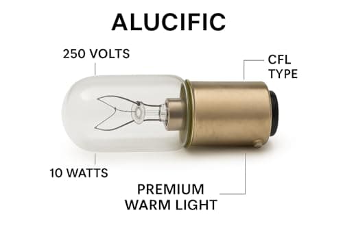 ALUCIFIC Sewing Machine Bulbs (Pack of 1) – Perfect Fit for Usha Janome | Premium Warm Light | Long-Lasting | Made in India | High Brightness | No Warranty 3