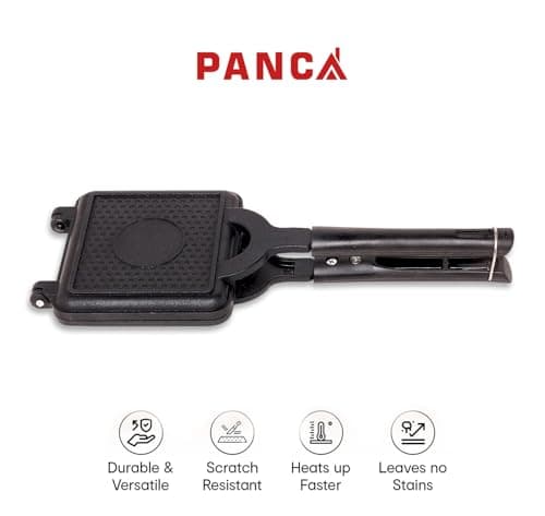 PANCA Non-Stick Jumbo Grill Gas Toaster Premium Big Bread Sandwich Maker Griller with Bakelite Handles (Magnum Toaster) 3