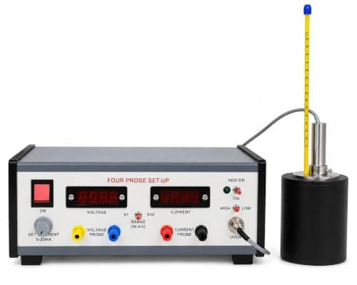 Witeg Four Probe Apparatus For Semiconductor Resistivity Measurement | Energy Band Gap Experiment Setup | Digital Current & Voltage Display | Engineering & Educational Training Equipment |