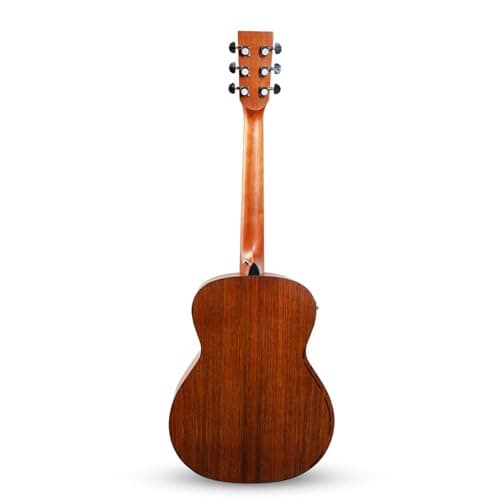 Kadence A06-36-EQ Acoustica 36" Electro Acoustic Guitar | Dreadnought | Travel Friendly | Ash Wood | Built-in Pickup + 2 Band EQ | Comes with Bag | Includes Learning Course | Natural 4