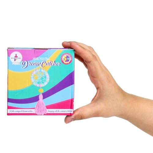 Kalakaram Mini DIY Dreamcatcher Making Craft Kit for Kids – DIY On-The-Go Art & Craft Activity Set, Creative Dreamcatcher Kit, Perfect for Birthday Return Gift & Party Favor for Girls and Boys Ages 4- 3