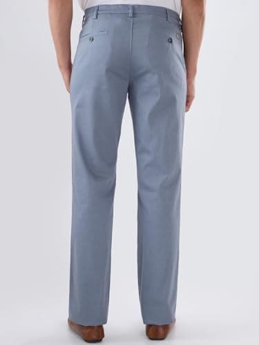 Colorplus Men's Regular Fit Printed Trousers, Cotton Spandex Taco Print, Flat Front, Office Wear | Dark Grey 4