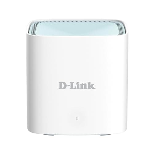 D-Link M15 | WiFi 6 Speed 1500 Mbps | Pack of 2 - Covers Upto 4000 Sq. Ft.| Dual Band | Gigabit Port |AI Powered Mesh Router |Seamless Whole Home |MTCTE Certified 2