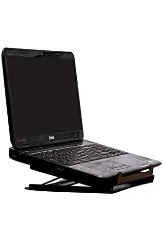 Alzarsi Foldable Mild Steel Laptop and Tablet Stand with 5 Adjustment Positions Portable and Foldable Portable Laptop Stand/Foldable Laptop Riser/Economy Laptop Desk Mount 3