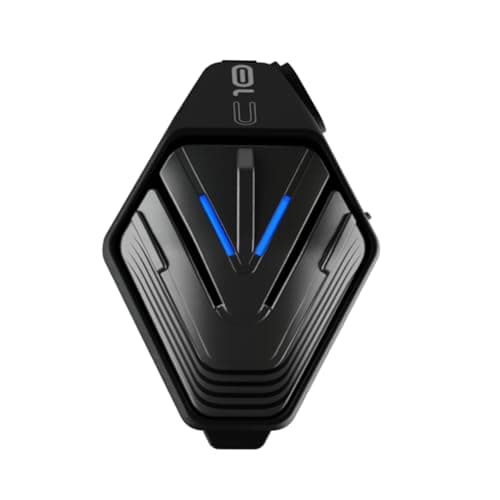 BluArmor C10 Mesh Bluetooth Helmet Intercom – 1-to-1 Rider Communication, 1.2 km Range, HD Voice 16 kHz, IP67 Weatherproof, Bluetooth 5.3, Made in India