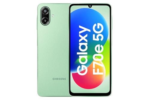 Samsung Galaxy F70e 5G (Limelight Green, 4GB RAM, 128GB Storage) | MediaTek Dimensity 6300 Processor | 50MP + 2MP Dual Camera | 8MP Front Camera | 6.74" HD+ Display | 6000mAh Battery | Up to 2TB 3