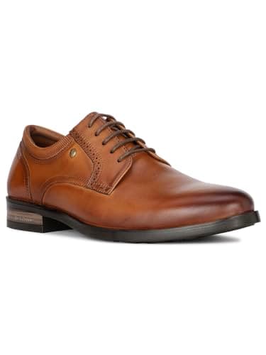 Hush Puppies Men's Nelson Derby Tan Formal Shoe's - 10 UK (8243189)