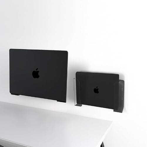 Parikshit Sublimation ayrlic Laptop MacBook Stand Hanging for Table Desk Office Wall Mount Home use for Multiple (Black) 2