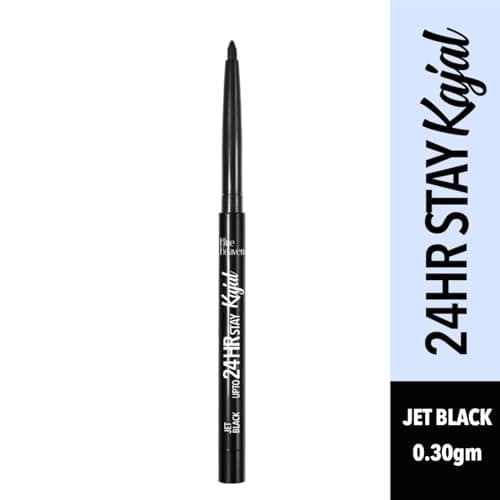 Blue Heaven 24HR Stay Kajal | Jet Black for Women | Smudge Proof Long Lasting | Eye Makeup Kajal Pencil | 0.30g 2