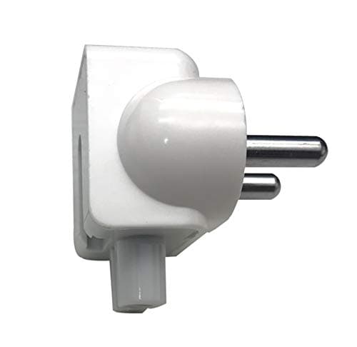 Swiztek Special Indian 2 pin Plug for MacBook Plug Adapter for MacBook Pro, Air, iPod, MacBook, Powerbook, iPhone, iPad, iBook (Special Design for India Users) 2