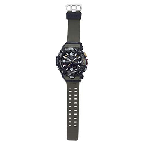 Casio G-Shock GG-B100-1A3DR Bluetooth Analog-Digital Black Dial Men Watch Green Resin Strap (G973) 5