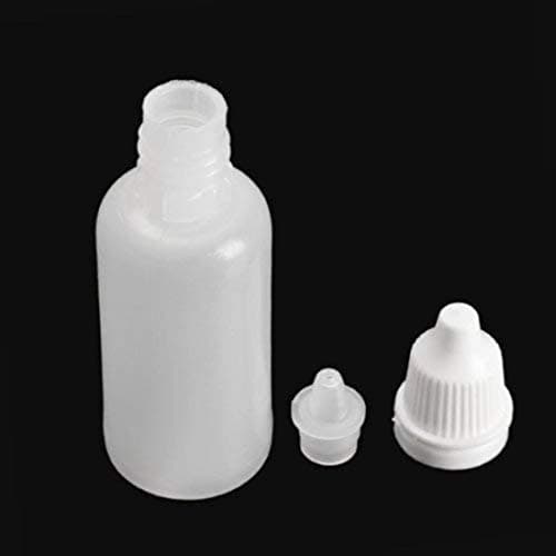 DIY Crafts Pack Of 10 Pcs, Combo Offer, Clear 5ml/10ml White Plastic Empty Squeezable Dropper Bottles Eye Liquid Droppe(Pack Of 10 Pcs, Combo Offer) 5