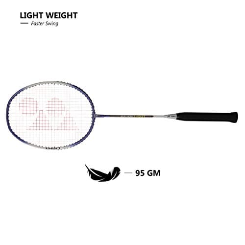 Yonex ZR 100 Light Aluminium Badminton Racquet with Full Cover | Made in India (Dark Blue,Set of 1) 5