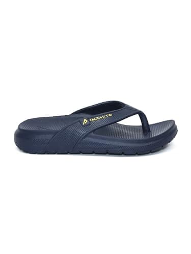 Impakto Men's Arch Support Flip Flops | Lightweight & Bounce-Back Slippers | Soft Cushioned Footbed | Regular Wear Chappal for Home, Casual & Outdoor Use | Everyday Essentials