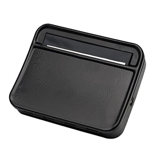 VELURA Manual Tobacco Roller Box Cigarette Rolling Machine Case Metal for Smoking Black 78mm|Collectibles | Tobacciana | Lighters | Collectible Lighters|1 Piece Rolling Machine 3