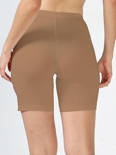 Lavos Women Under Dress Sports Cycling Shorts, Bamboo Cotton Activewear Yoga Gym Workout Anti-Bacterial Uniform, Elastic Mid Waist Shorties Tights for Women's (Size-S) 3