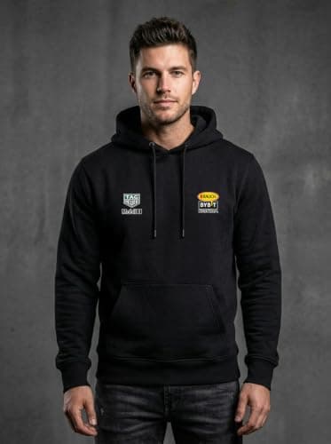 THE SOUTH STORE Mens Black Full Sleeve Graphic Printed Hooded Sweatshirt | Formula 1 Printed Hoodie Collection for Women and Men | Hoodies f1 Motorsport 2