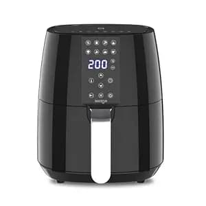 Milton Rapid Digital Air Fryer 4.2L | 1450W | 360° High Speed Air Circulation | Up to 90% Less Oil Usage | 8 Preset Menus | Touch Control Panel & Digital Display | Auto Shut-Off | 1 Year Warranty