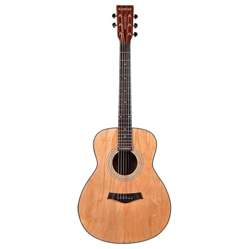 Kadence A06-36-EQ Acoustica 36" Electro Acoustic Guitar | Dreadnought | Travel Friendly | Ash Wood | Built-in Pickup + 2 Band EQ | Comes with Bag | Includes Learning Course | Natural 2