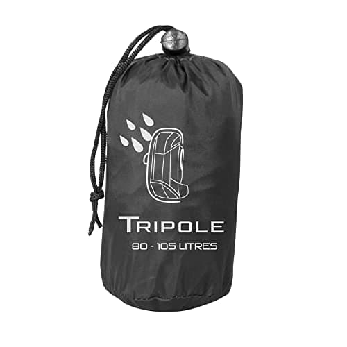Tripole Rain Cover for Backpack & Rucksack (Black, 75-100) 4